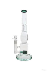 14 Inch Three Perc Straight Water Pipe